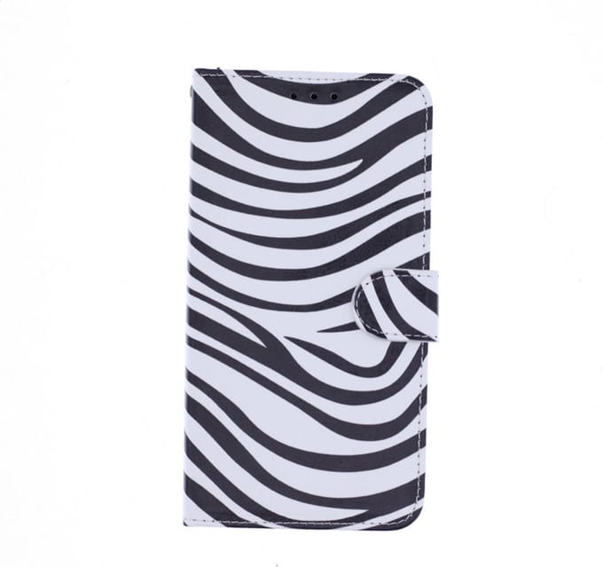Bookcase Geschikt voor: iPhone 14 Plus Zebra - portemonee hoesje - ZT Accessoires