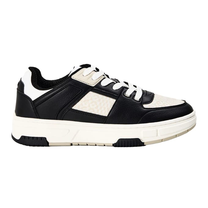 Hugo Heren Yarrow Tenn Platform Trainers (Houtskool)