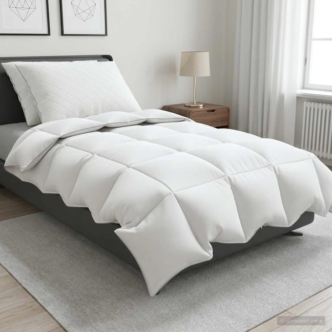 vidaXL - 90% - Ganzendons - Deken - Set - FULDA - 3 - st - 135 - x - 220 - cm - Winter - 300 - GSM