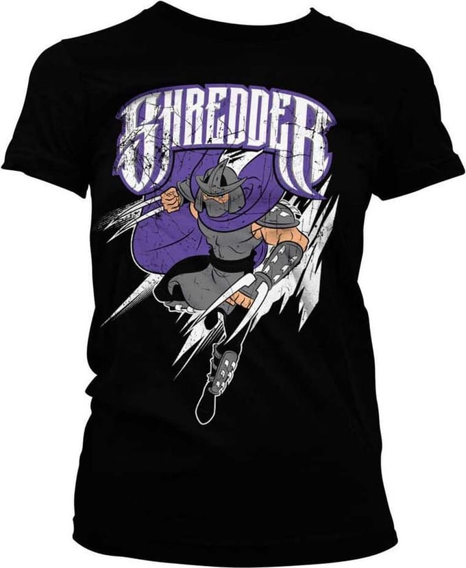 Teenage Mutant Ninja Turtles Dames Tshirt -M- The Shredder Zwart