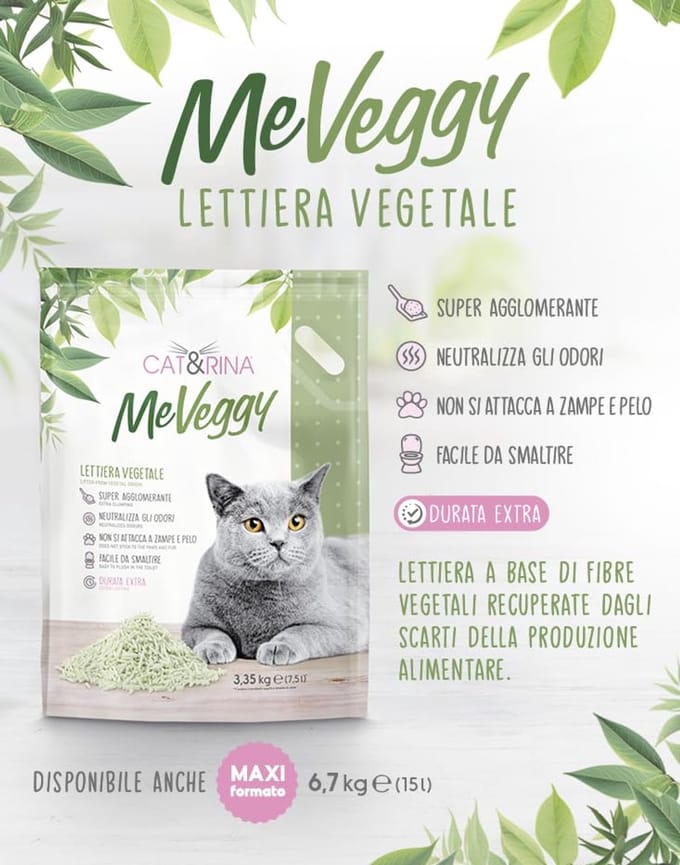 Duurzaam en Natuurlijk Kattenbakvulling - Klorend en geur neutraliserend
