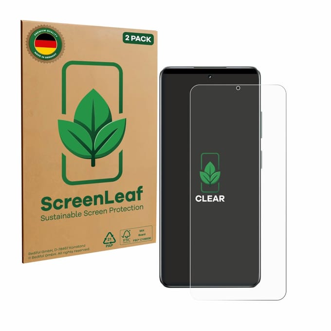 2 Stuks Screenprotector voor realme C63 5G - Hoogwaardige Beschermfolie transparant