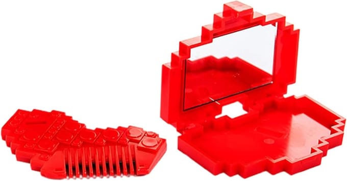Splijtend Haar Trimmer - Pony Borstel - Haar Onderhoud - Ingebouwd Spiegel - 8.2 cm - Zwart
