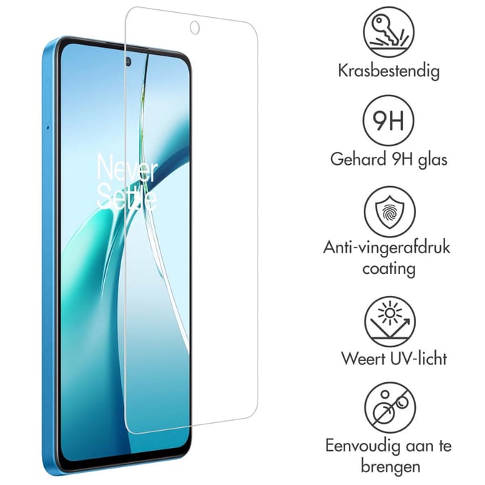 Accezz Screen Protector - Geschikt voor OnePlus Nord CE 4 Lite 5G - Gehard Glas Screenprotector