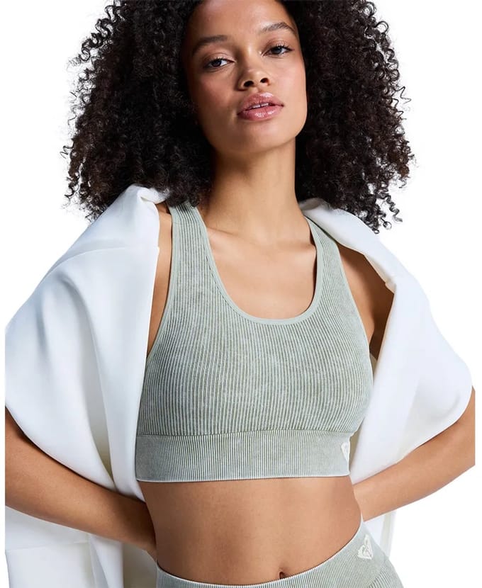 Roxy Chillout Seamless Washed Sportbeha Groen XS-S Vrouw