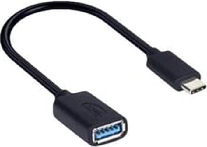 Hamlet XADTC-U2A-MF02 USB-kabel 0,2 m USB 3.2 Gen 1 (3.1 Gen 1) USB A USB C Zwart