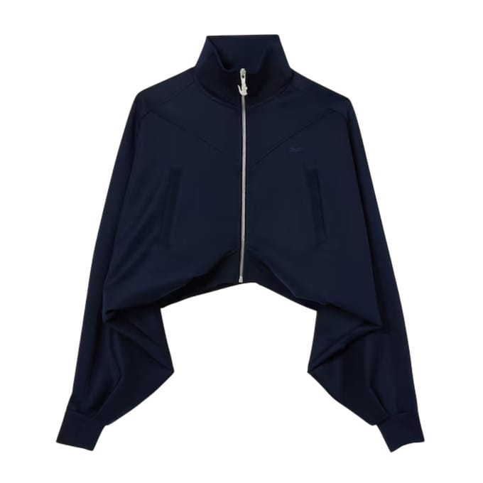 Lacoste Dames/Dames Sweatshirt met volledige rits (Marine)
