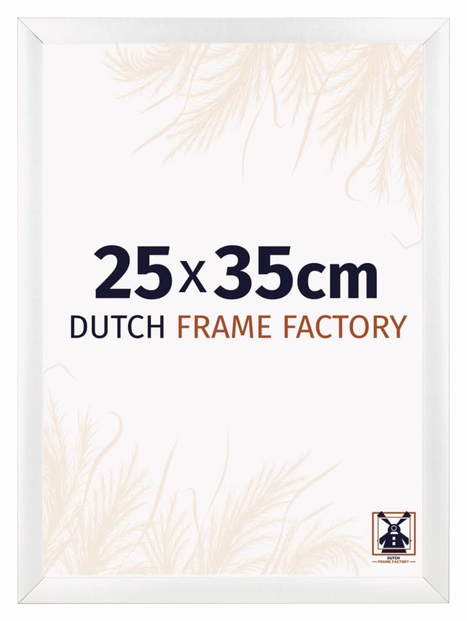 Fotolijst 25x35 cm - MDF - Wit Mat - Praag