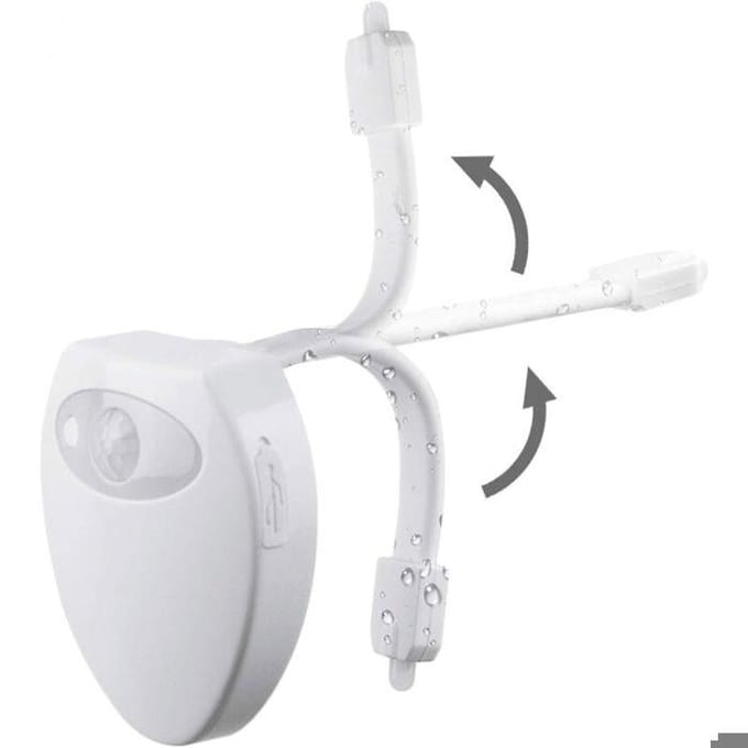 Toiletlamp - JORMFTTE - LED USB oplaadbaar - Bewegingssensor - Nachtlampje - Wit
