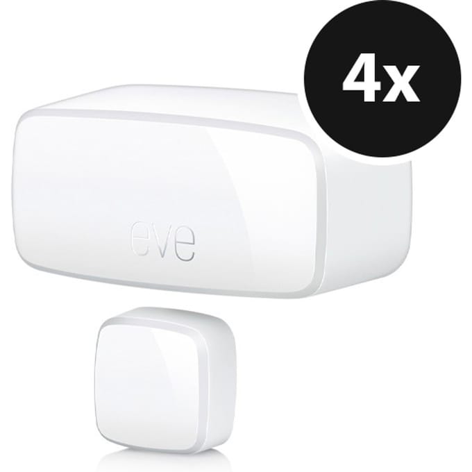 Eve Door & Window Matter 4-pack - Draadloze deur- en raamsensoren