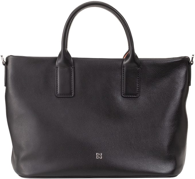 DuDu Jaqueline Handtas Leer 28 cm - Dames - black