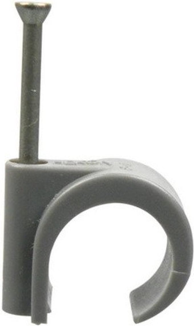 Tack universele spijkerclip 16 19 mm a 100 stuks grijs