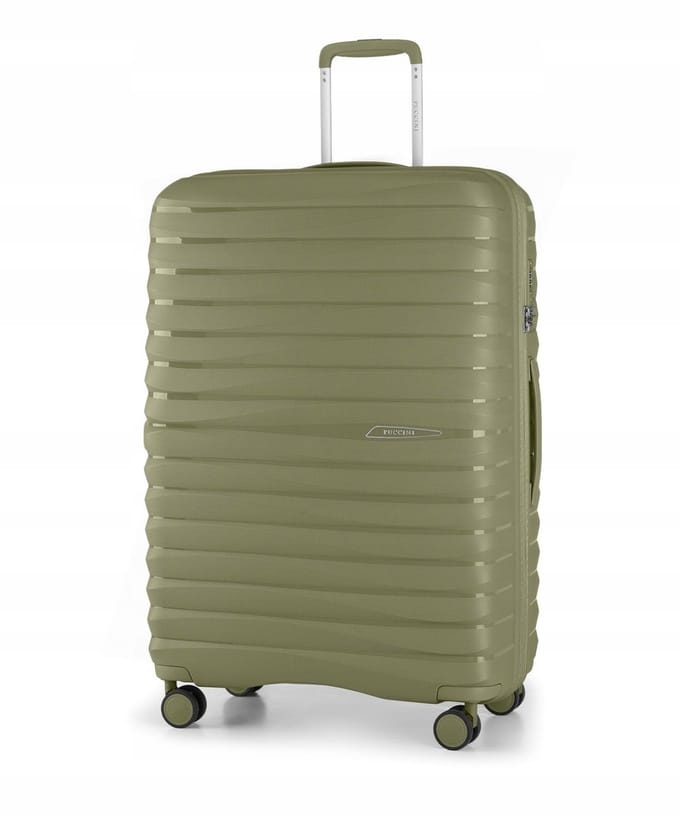 Puccini Grote Olijfgroene Koffer 76cm TSA-sleuf 88L