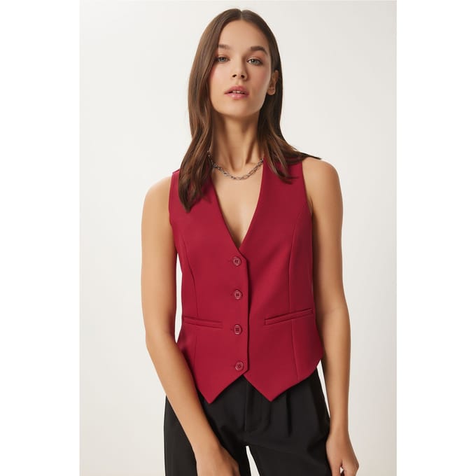 Crop Knop Vest