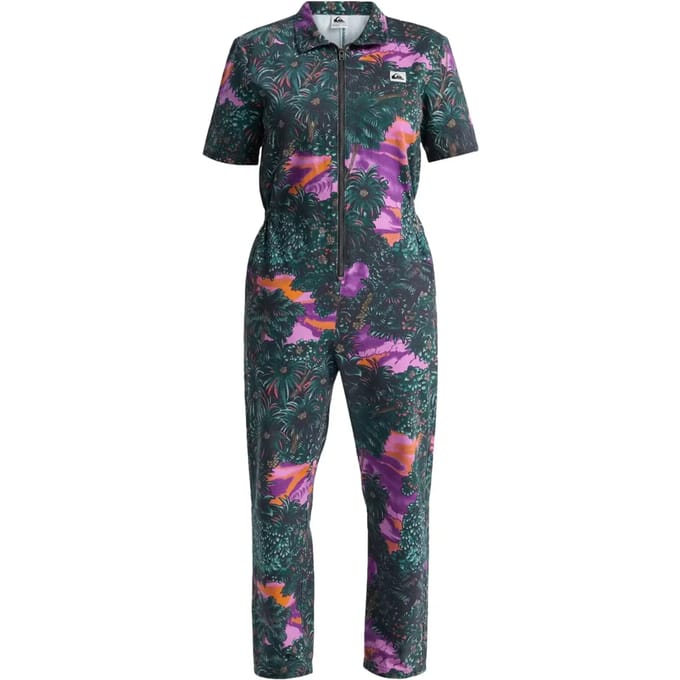 Korte mouwen jumpsuit voor dames Quiksilver Gemuroh