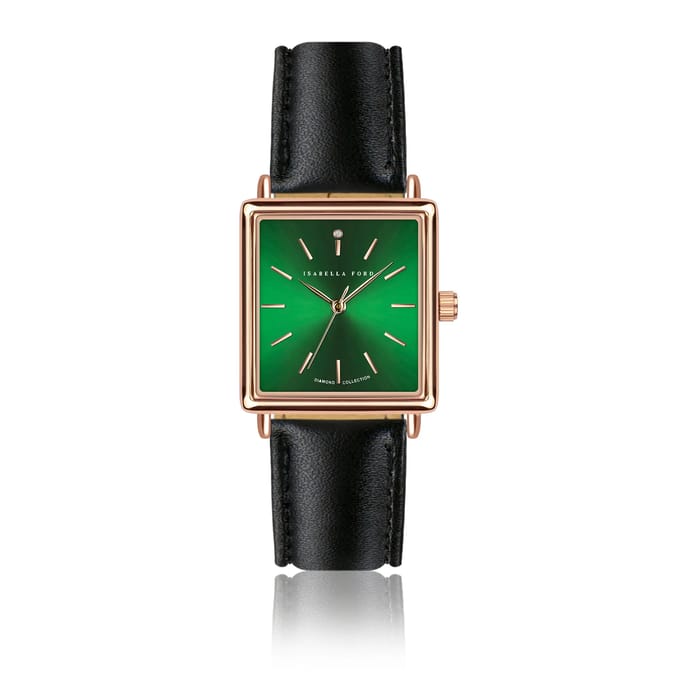 Lederen horloge voor vrouwen Isabella Ford Elisabeth