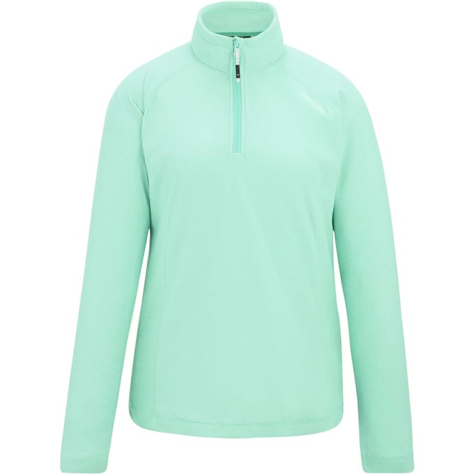 Regatta - Geweldige Outdoor Dames Montes Half Zip Fleece Top (Ijsgroen)
