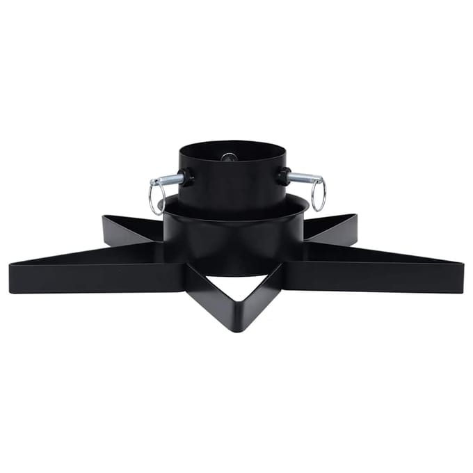 vidaXL - Kerstboomstandaard - 47x47x13,5 - cm - zwart