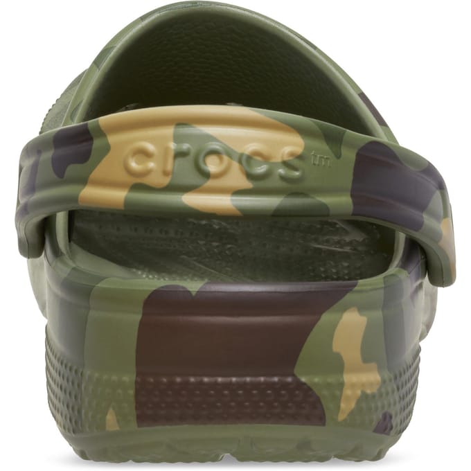 Crocs Classic Duck Camo EVA Heren Zwart/Cargo Klompen