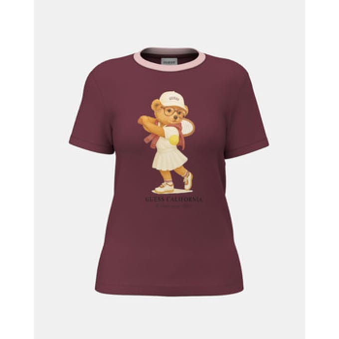 T-shirt dames Guess Tennis Bear