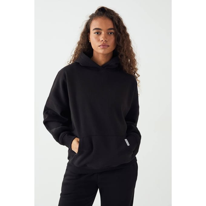 Dames DSGN Studio Oversized Over The Head Hoodie | Black | Maat: Medium