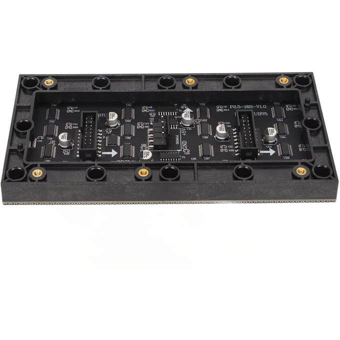 Panneau matriciel LED RVB à intensité variable, résolution 64x32, pas de 2,5 mm, module LED numérique 6,3x3,1 pouces pour black
