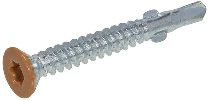 Proftec - Vleugelteks/Poortframe schroeven - Torx 20 - 4,2x35mm - Verzinkt - Platkop (100 stuks)