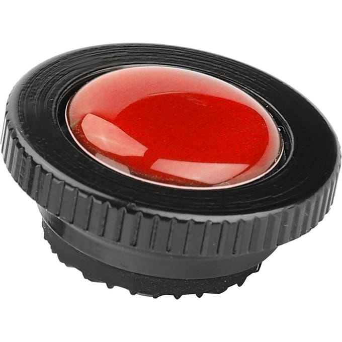 Mini ronde snelkoppelingsplaat van aluminiumlegering voor het Manfrotto Compact Action-statief (Rood) rood