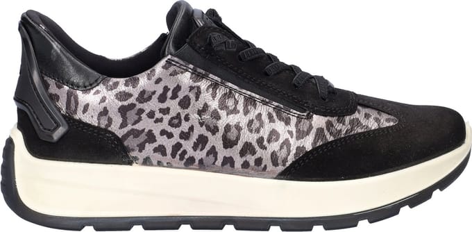 Ara New York dames instapper - Zwart multi - Maat 37