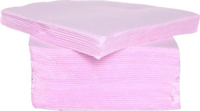 Cosy&Trendy For Professionals Servet - 25 cm - Papier - Roze - Set-40