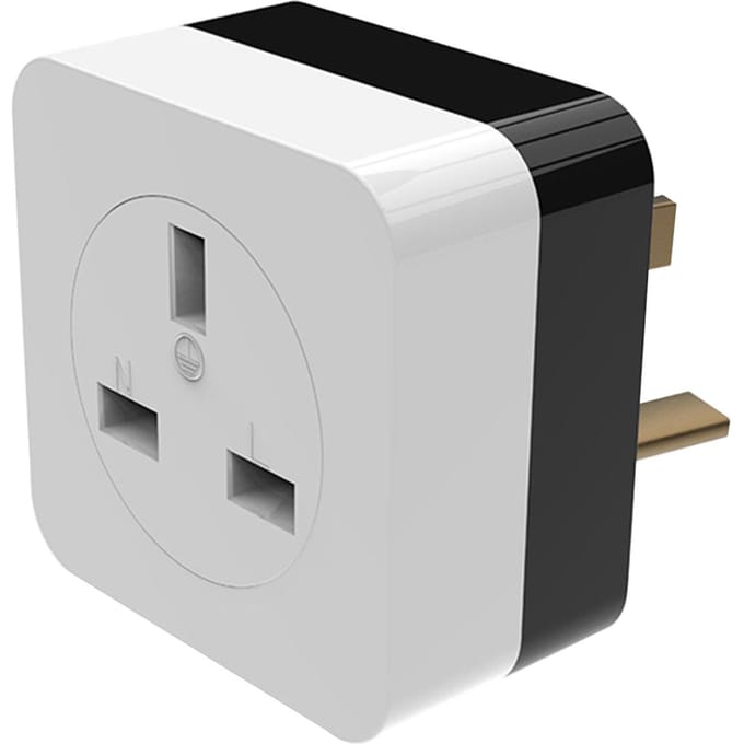 16A WiFi Airconditioner Wandstekker Stopcontact Uitgang Companion Compatibel Beter Dan IR Afstandsbediening UK Plug wit