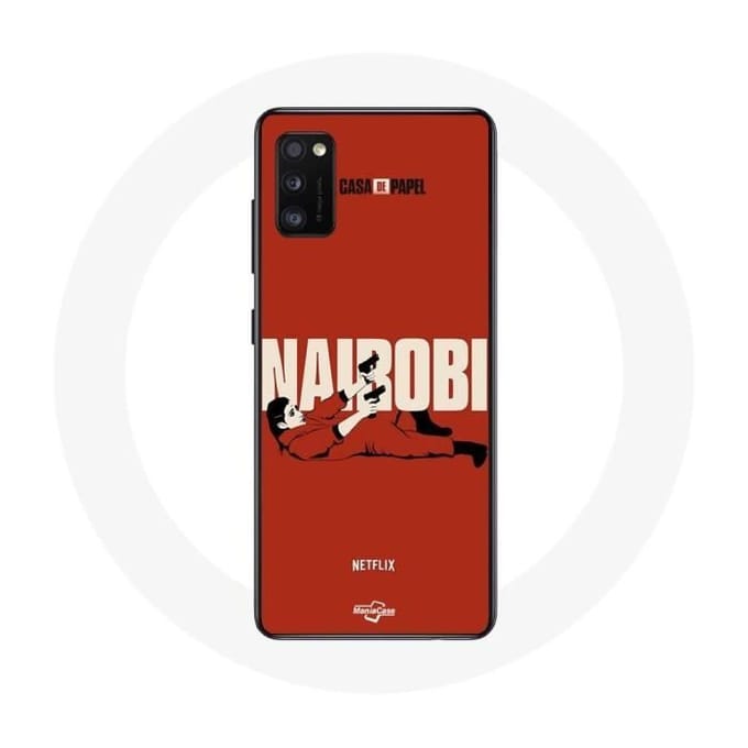 Coque - La casa de papel - Samsung Galaxy A41 - Souple - Orange - Nairobi