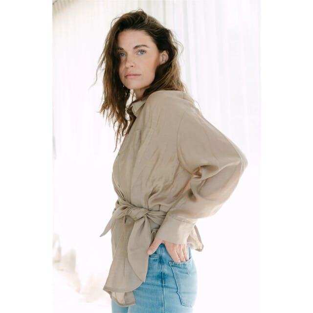 Aimee The Label blouse lm philou sand