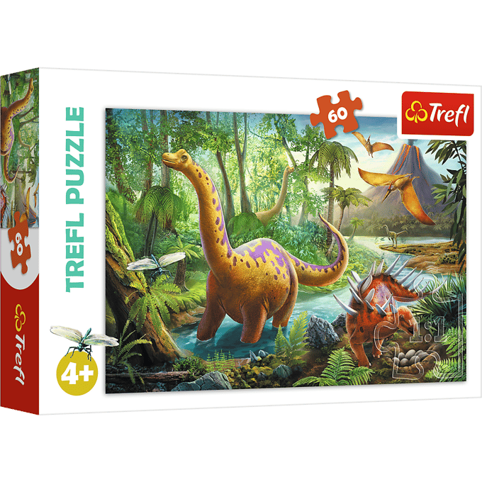 Trefl Dinosauriërs Legpuzzel - 60 stukjes - Vanaf 4 jaar