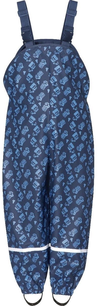 Playshoes - Regentuinbroek voor kinderen - Bouwplaats - Donkerblauw - maat 80cm