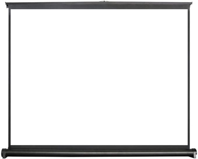 Draagbaar projectiescherm - Mobiel scherm - Presentaties geven - Aluminiumlegering behuizing - 40 inch - Wit