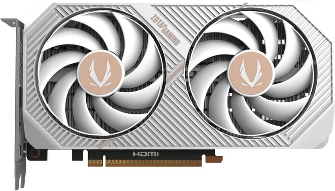 ZOTAC GeForce RTX 5050 Twin Edge OC White - 8GB GDDR6 RAM - Grafische kaarten
