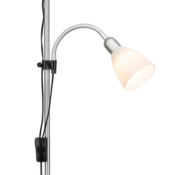 Brilliant Spari - LED vloerlamp met leeslamp