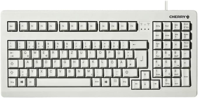 Compact PC Toetsenbord 19 Inch - PS/2 QWERTY - Solide en Duurzaam