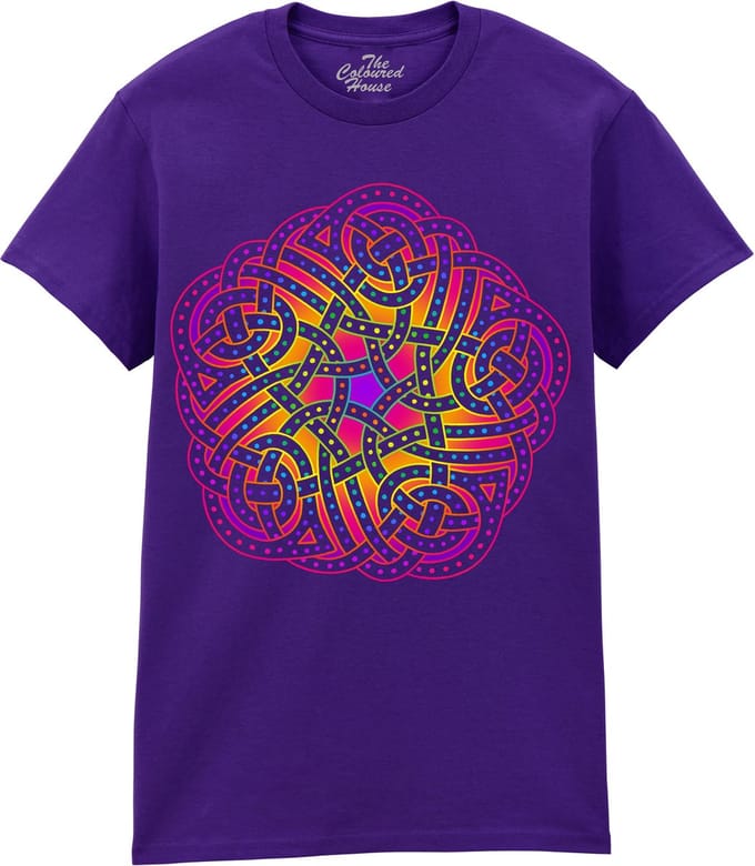 Rainbow Dots The Coloured House T-shirt M