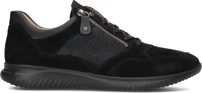 Hartjes 162.1131 Sneakers - Suède - Dames - Zwart - Maat 41,5