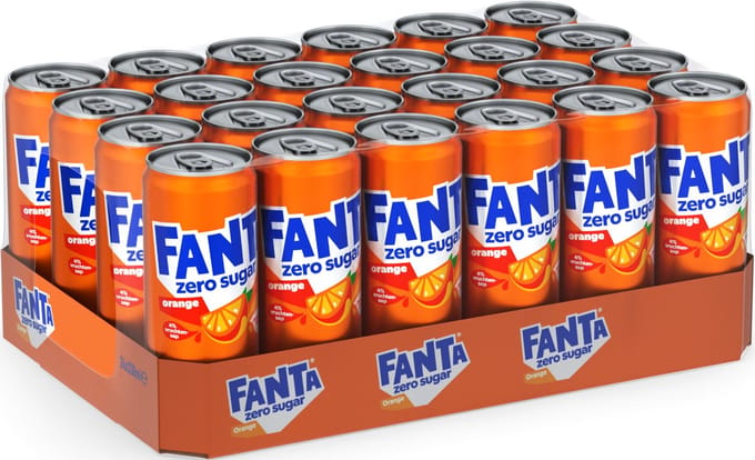 Tray Fanta zero Orange - 24x33cl