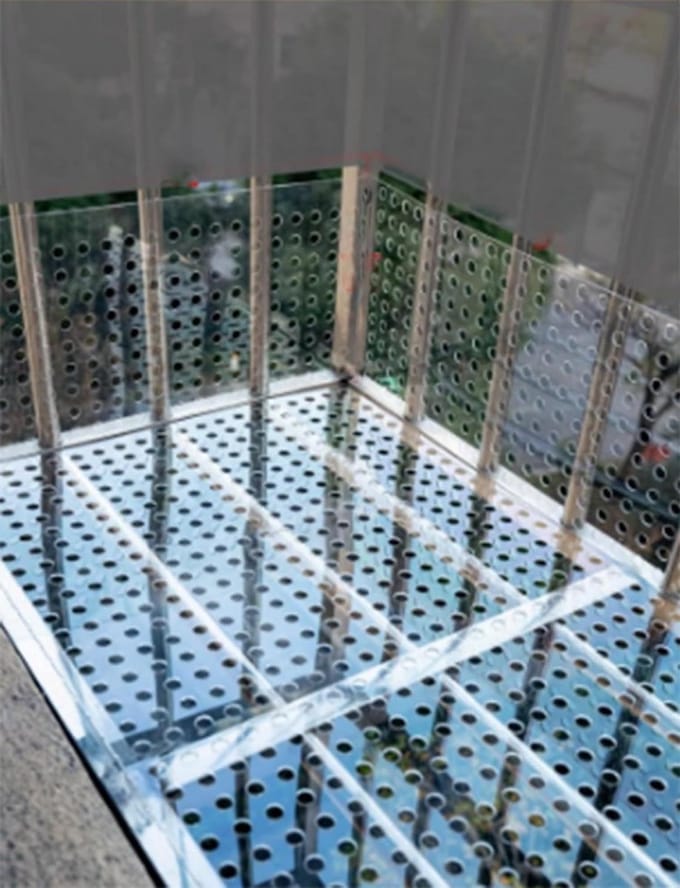 Gaasplaten - Decoratieve panelen - Balkon afscherming - Waterdicht polycarbonaat - 1.5mm dik - Transparant