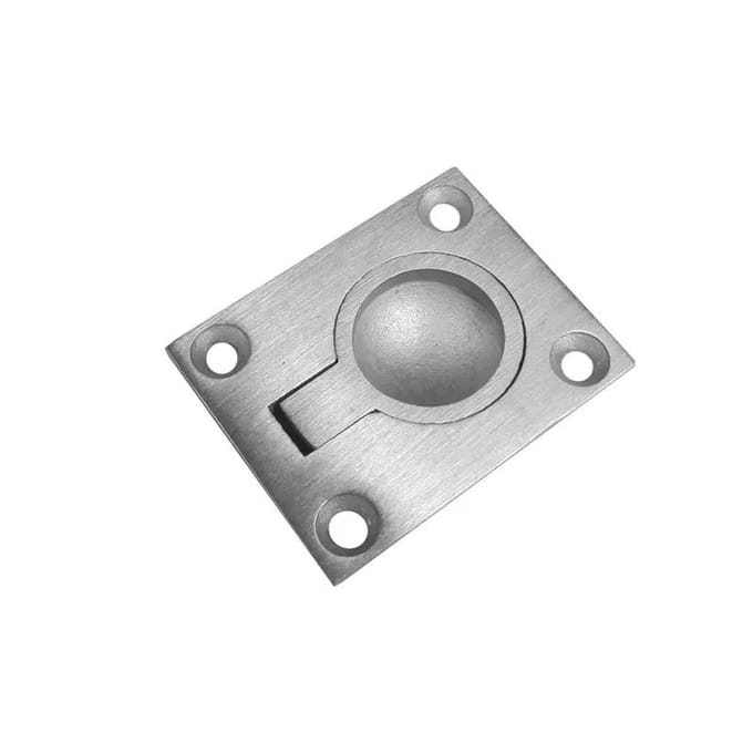 1 stuks Duurzaam 304 Roestvrij Staal Marine Boot Dekluik Verzonken Trekgreep Ring Deurknoppen Handgrepen Trekring gray