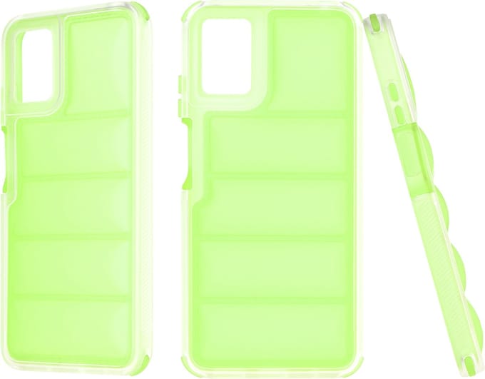 Hoesje geschikt voor Motorola Moto E22i / Moto E22 - Techsuit Wave Shield Shockproof Hard Case Back Cover - Groen