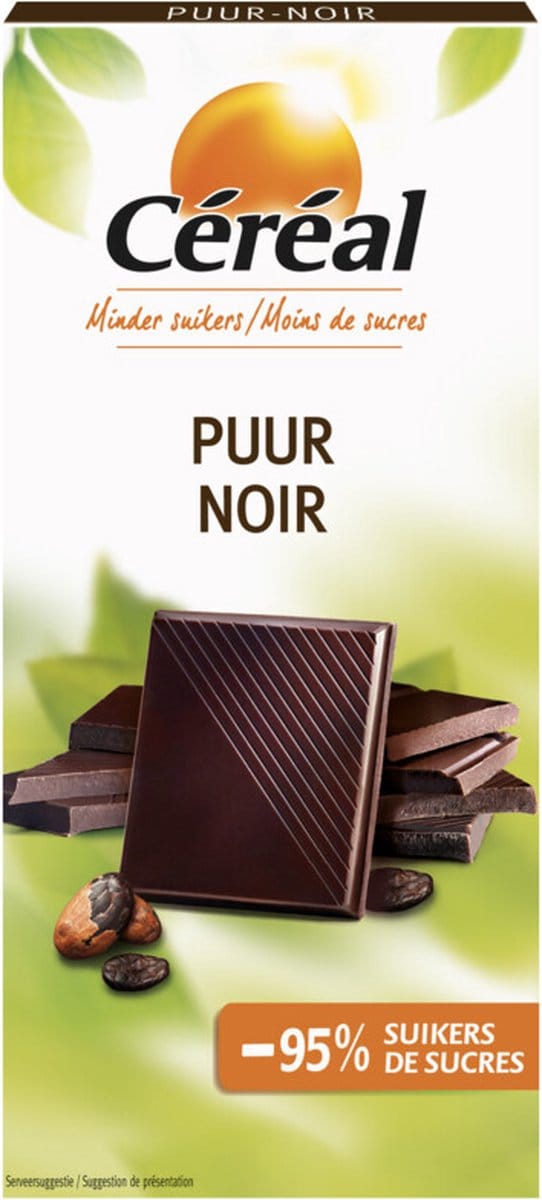 Céréal Chocoladetablet Puur - 6 x 80 gr - Voordeelverpakking