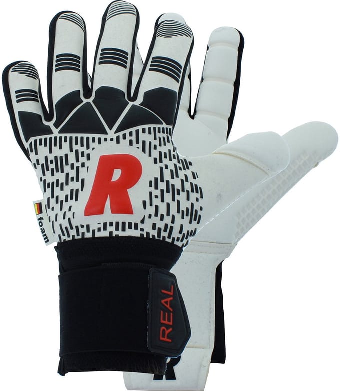 Real Ultra Keepershandschoenen - Wit / Zwart / Rood | Maat: 10