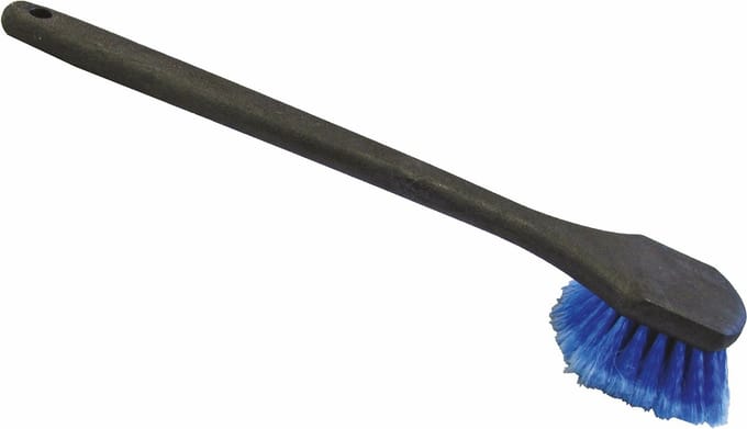 Autowasborstel en velgenborstel lange steel PVC