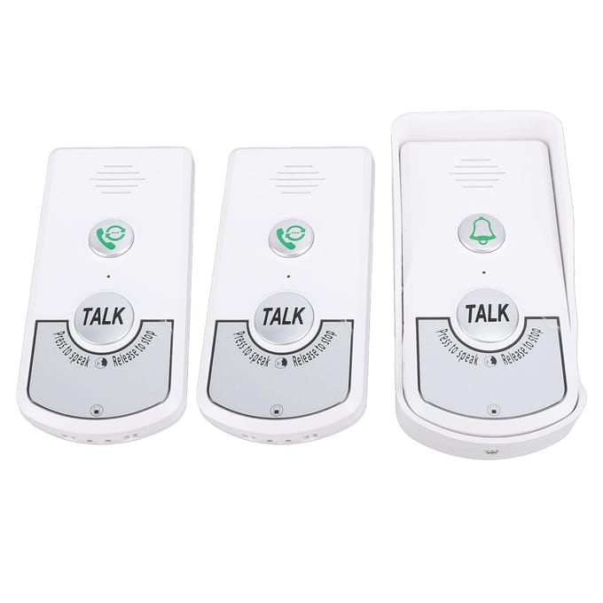 2-weg spraakintercom deurbel huis draadloze deurbel intercom kit binnen buiten interfoonsysteem