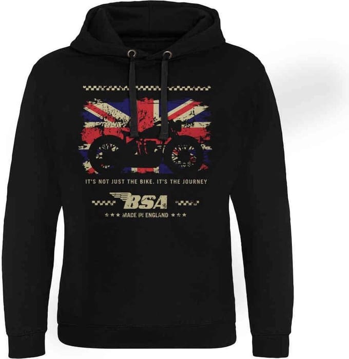 BSA Hoodie/trui -S- Motor Cycles - The Journey Zwart